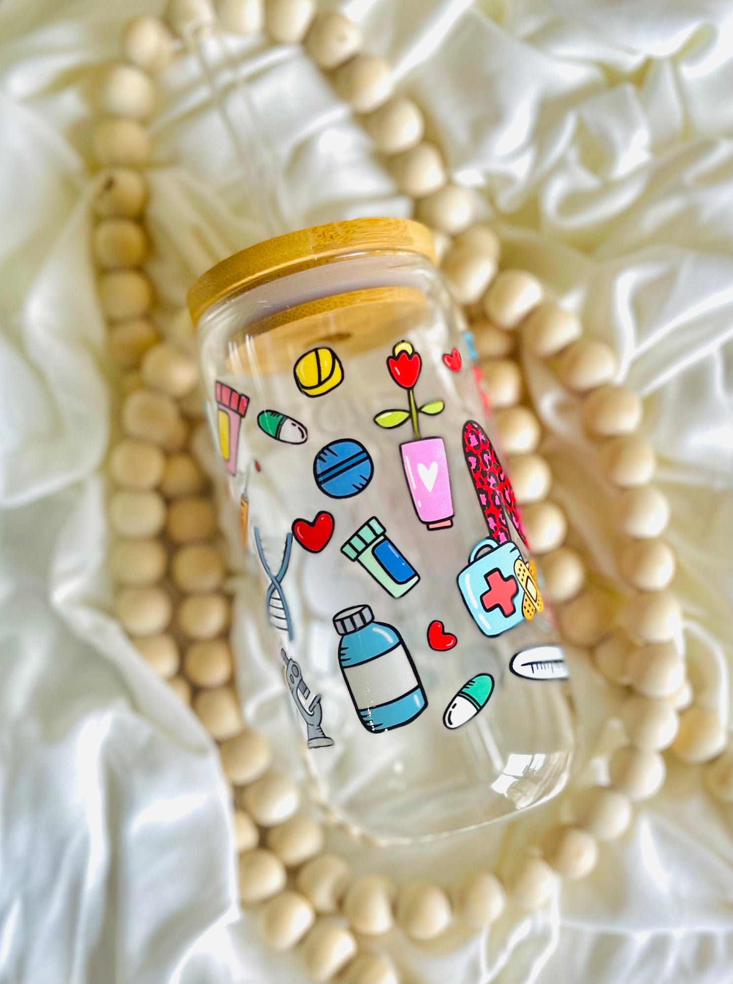 Glass can cup
