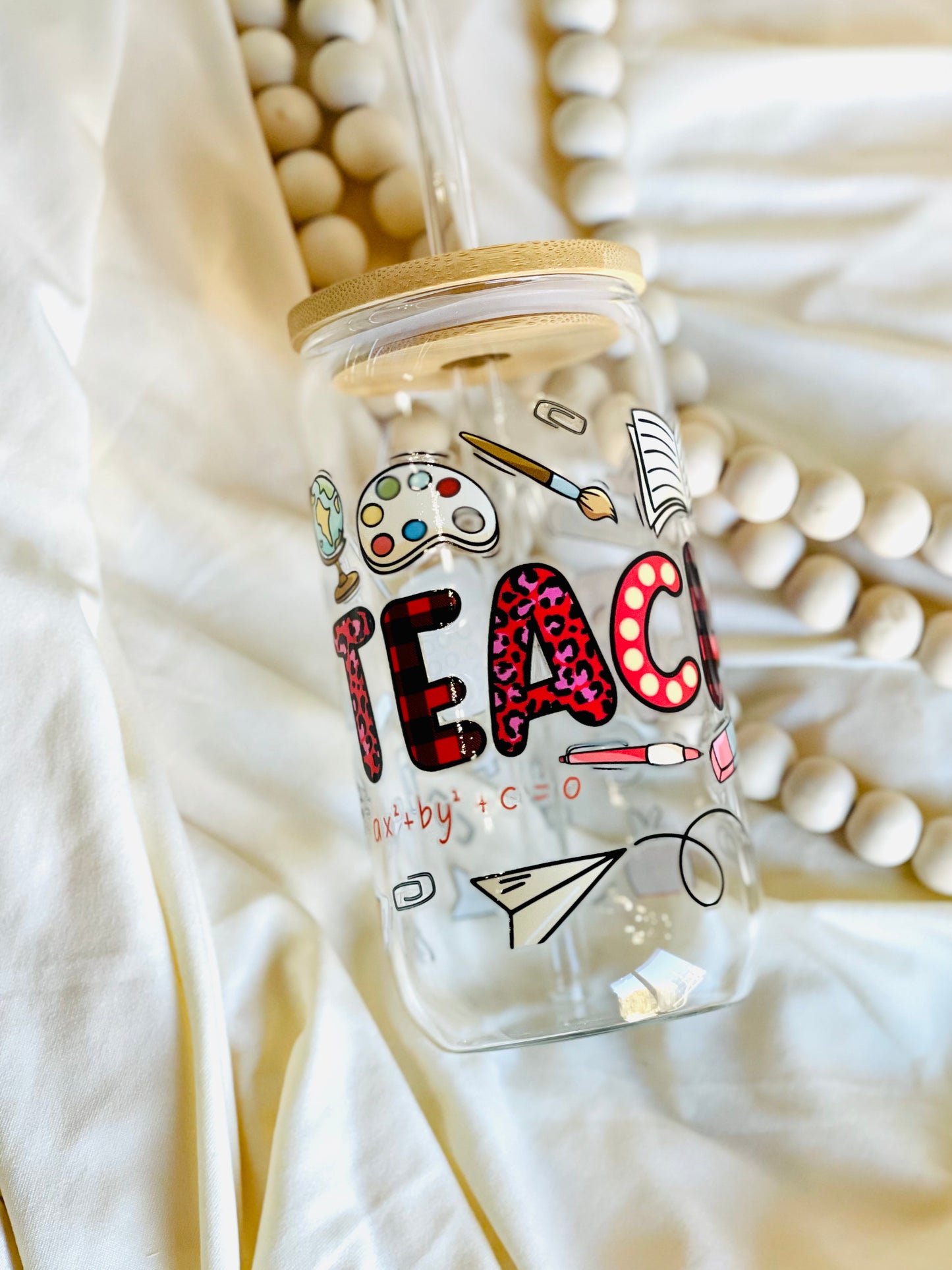 Glass can cup