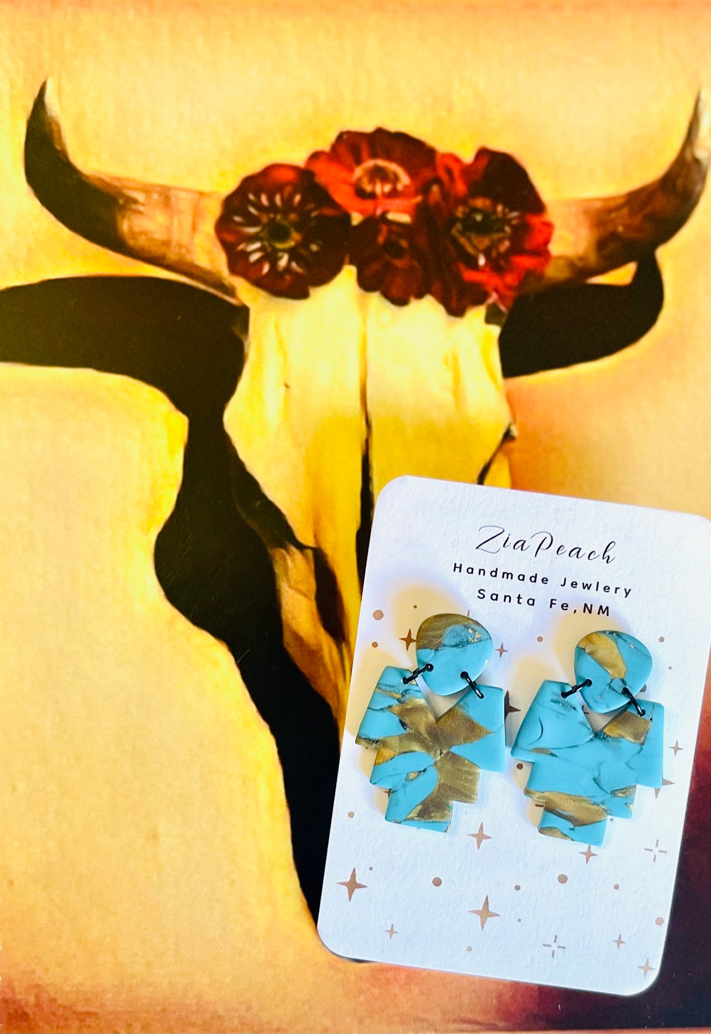Clay earrings