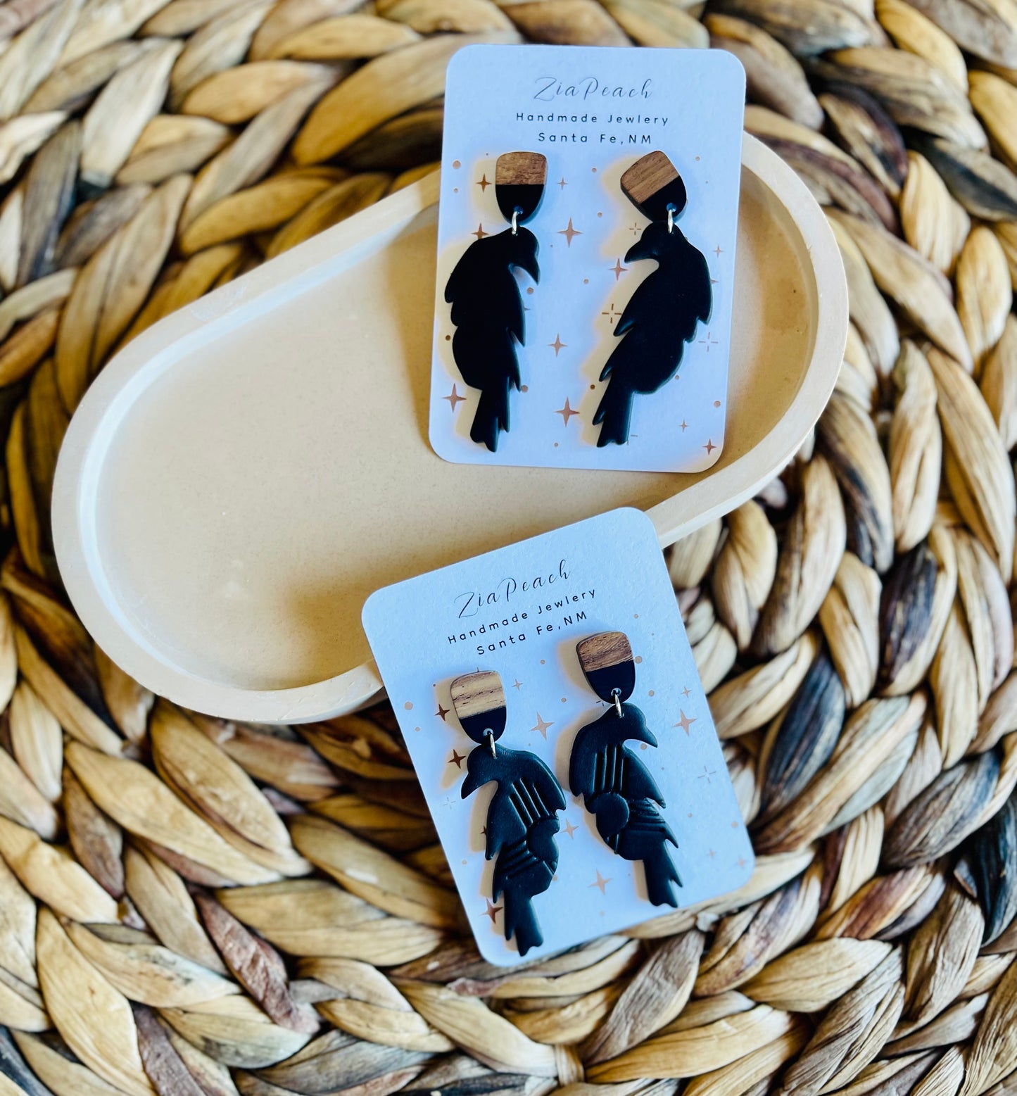 Clay earrings