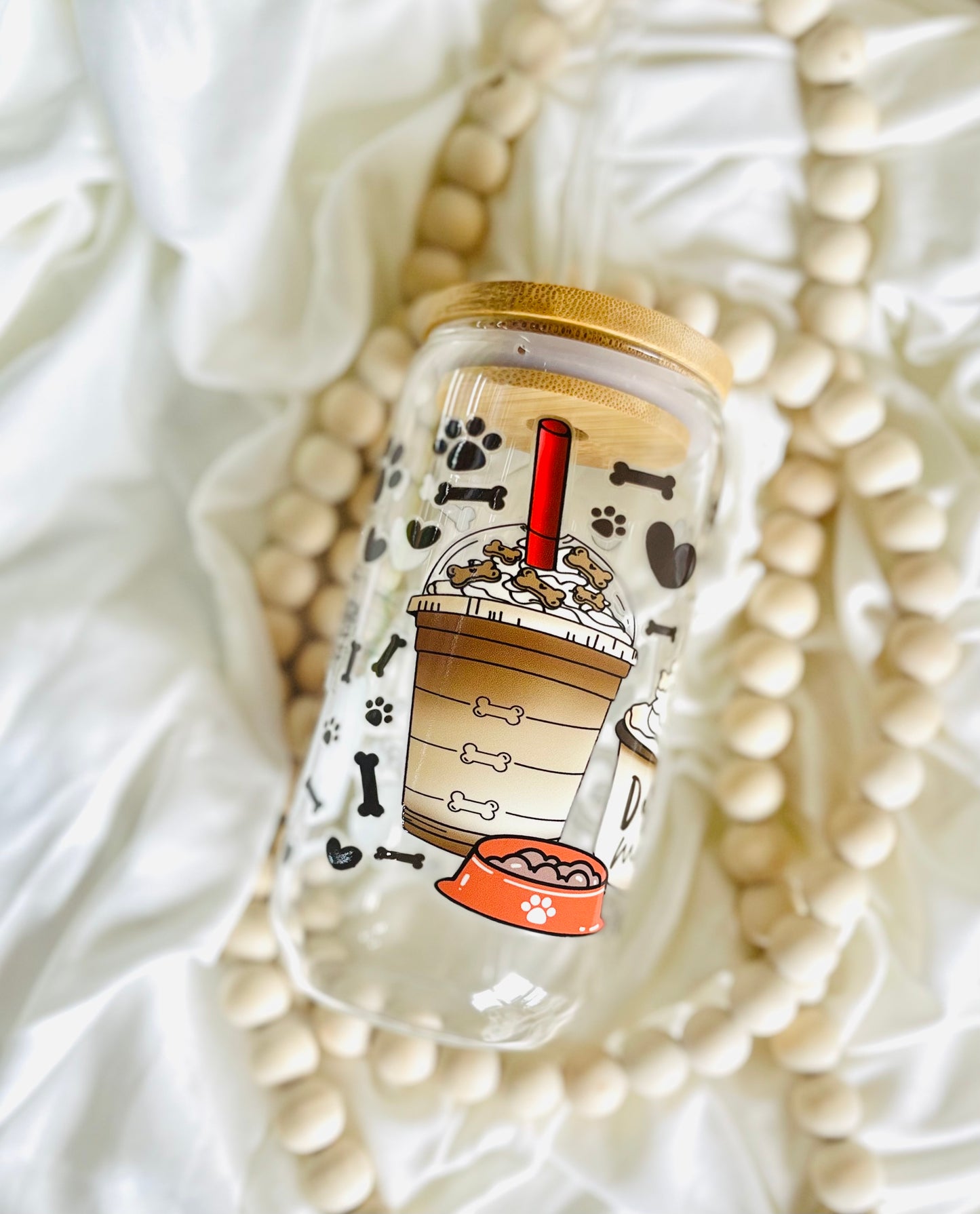 Glass can cup