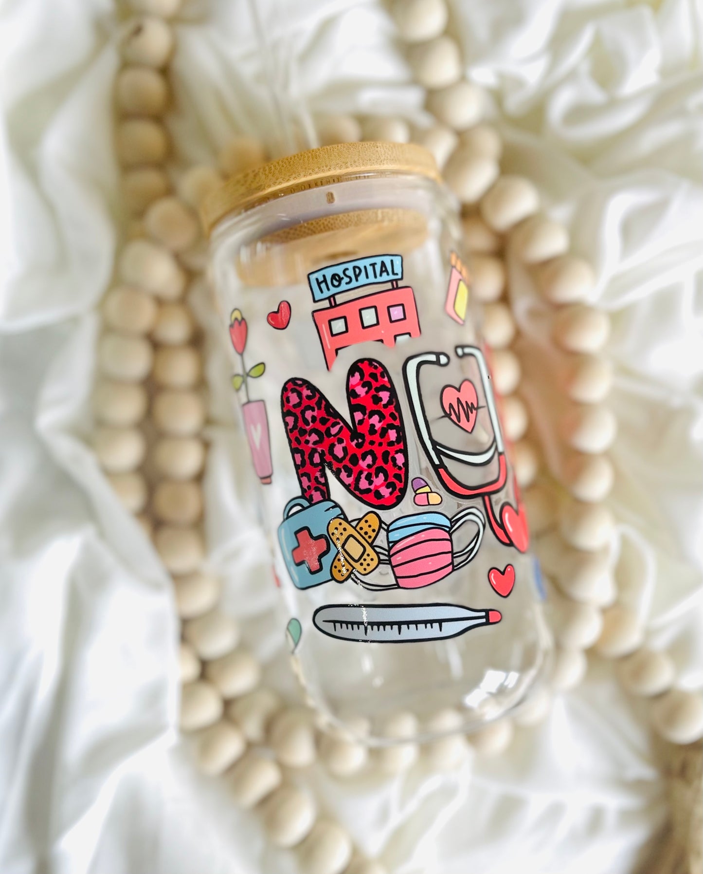 Glass can cup