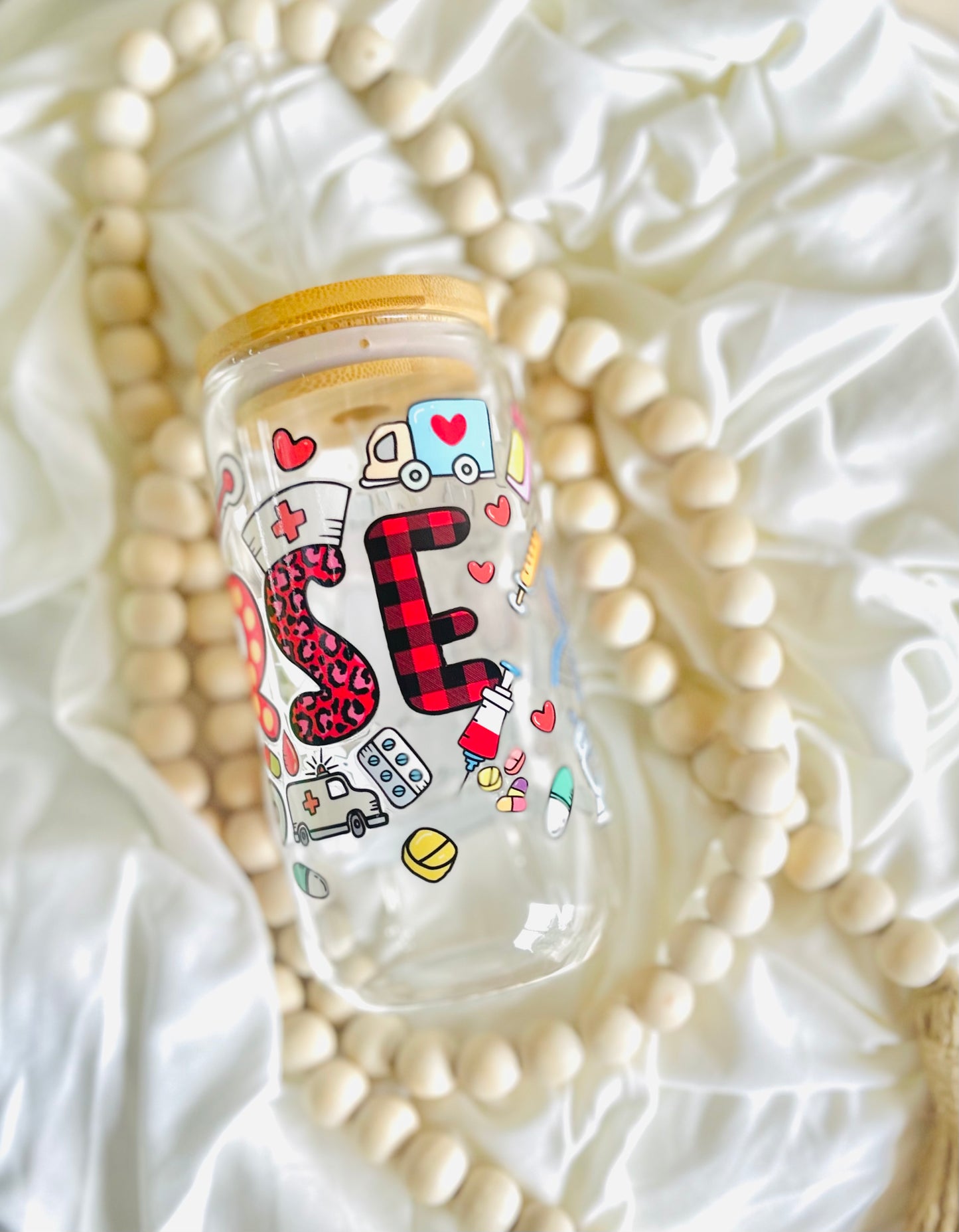 Glass can cup