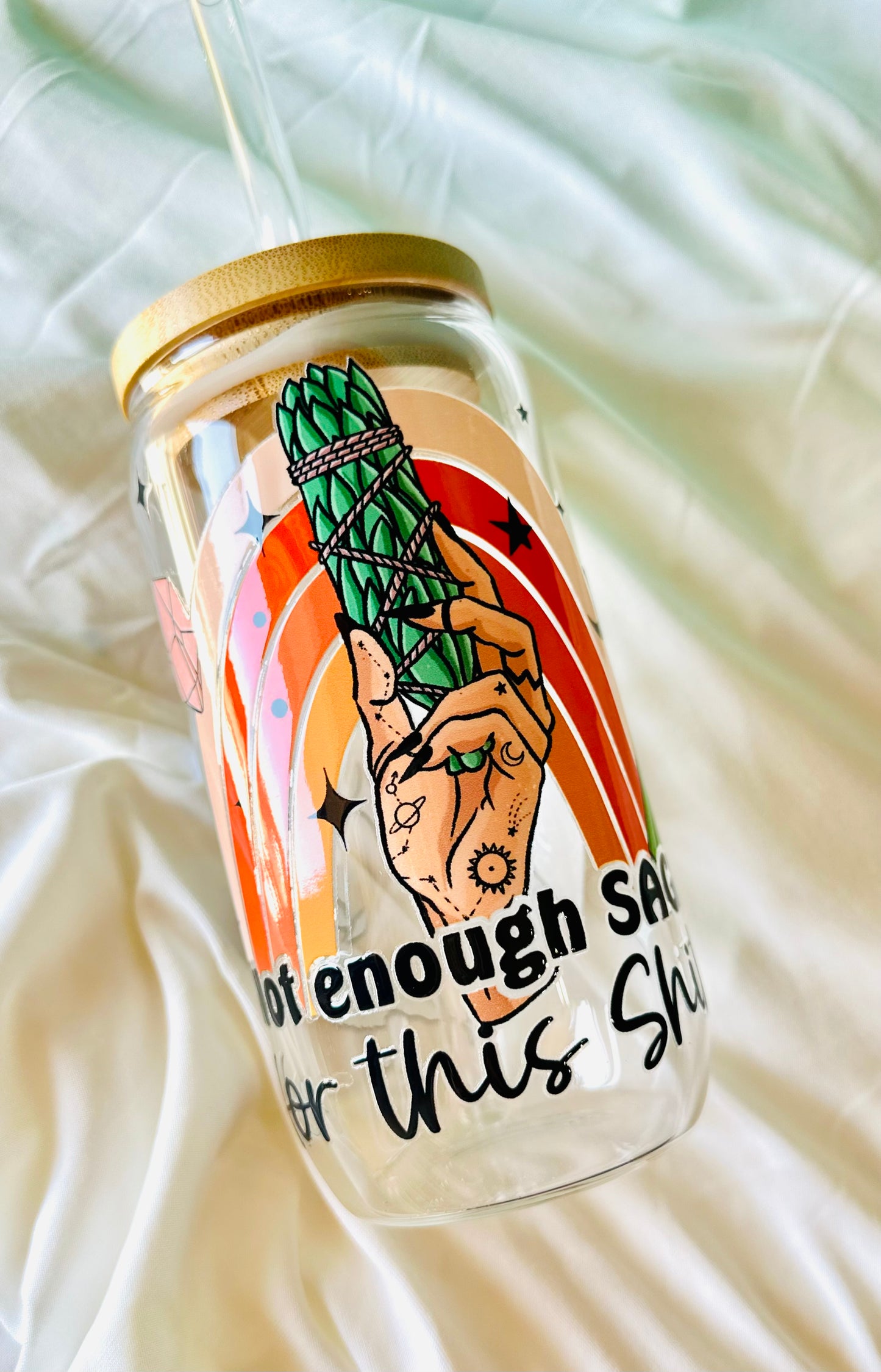 Glass can cup