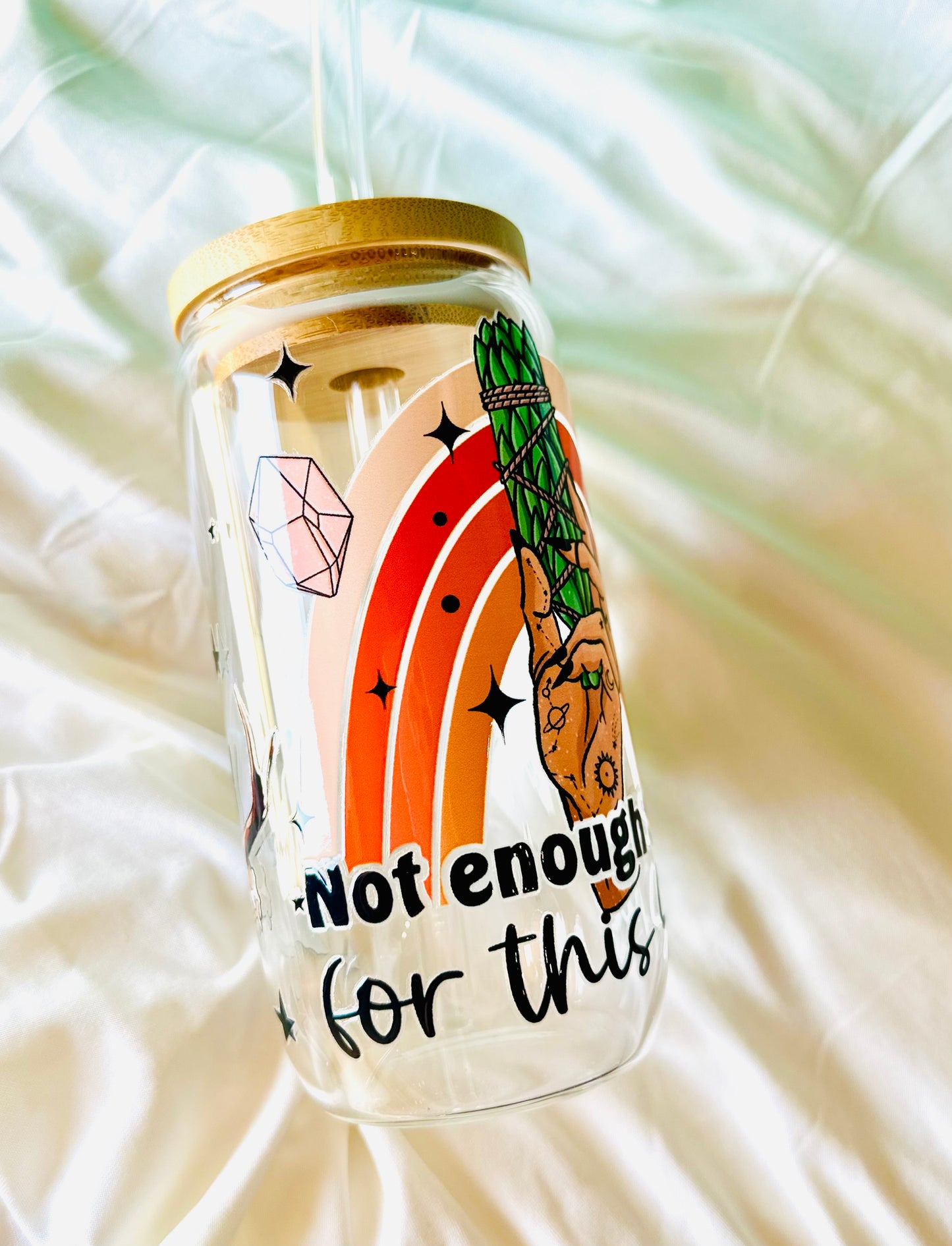 Glass can cup