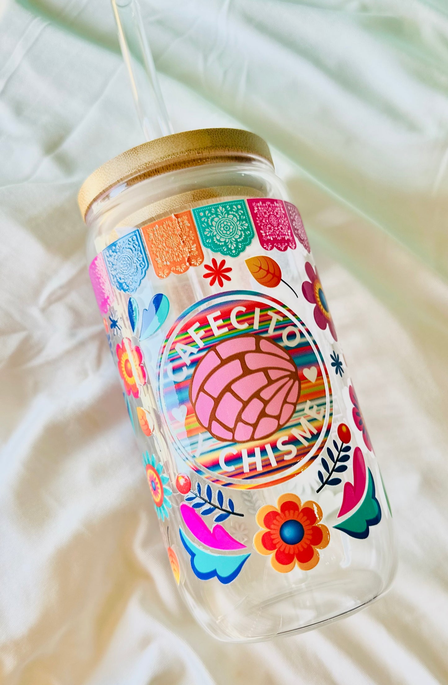 Glass can cup