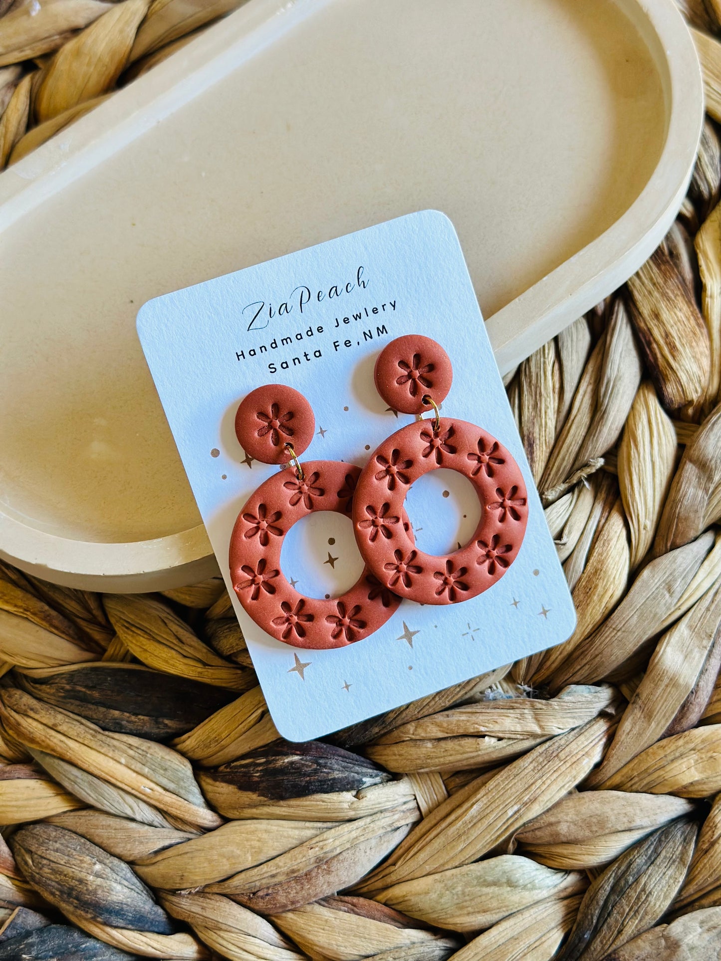 Clay earrings