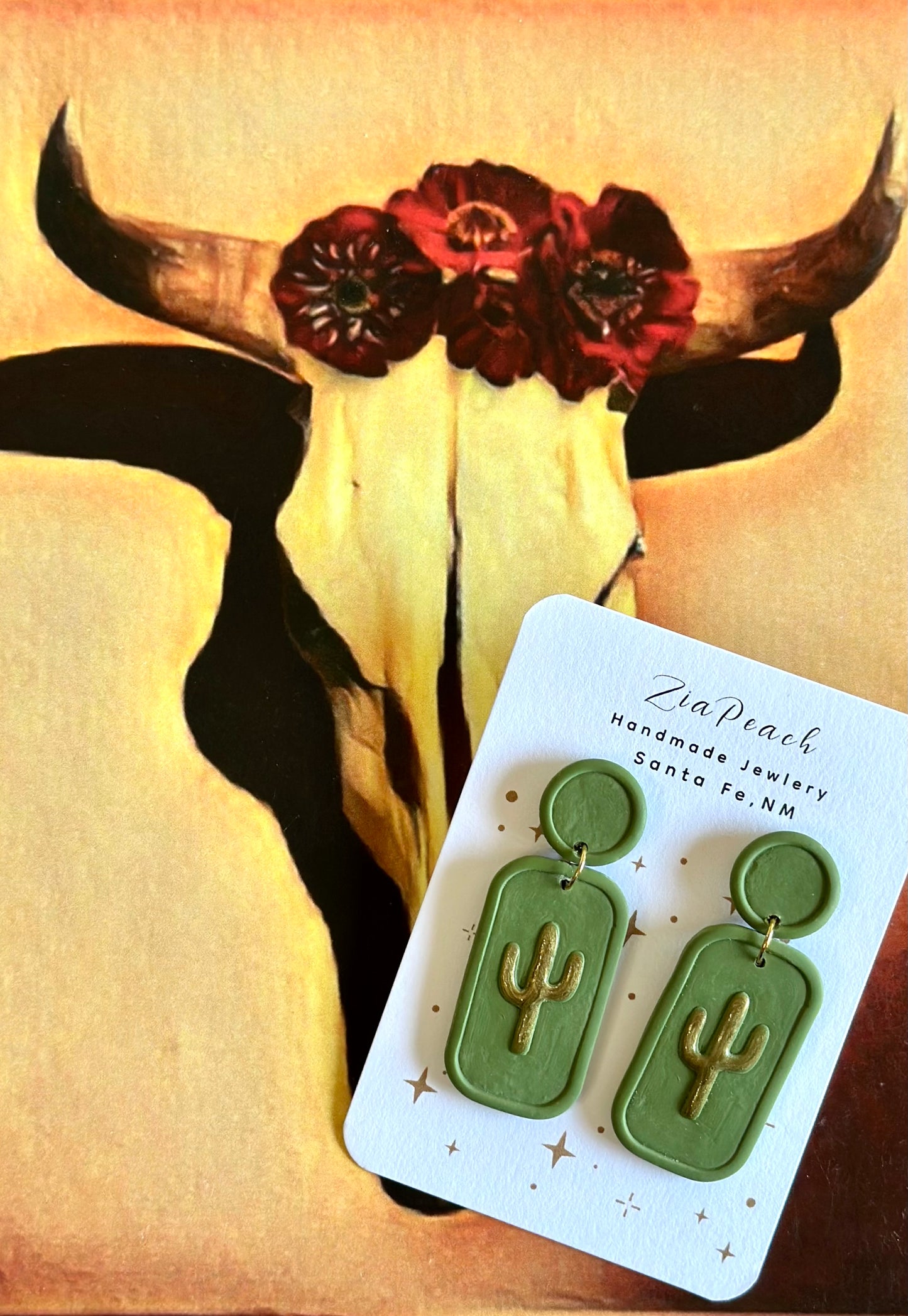 Clay earrings