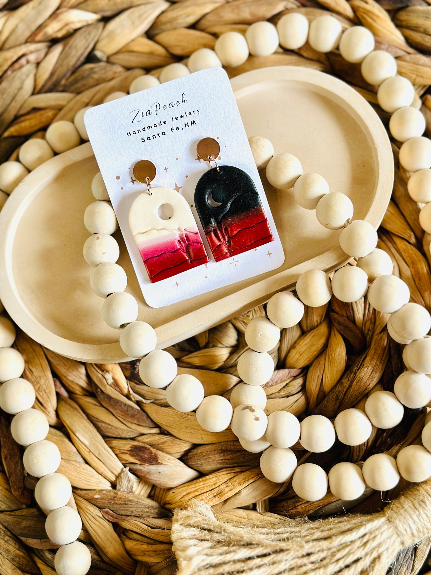 Clay earrings