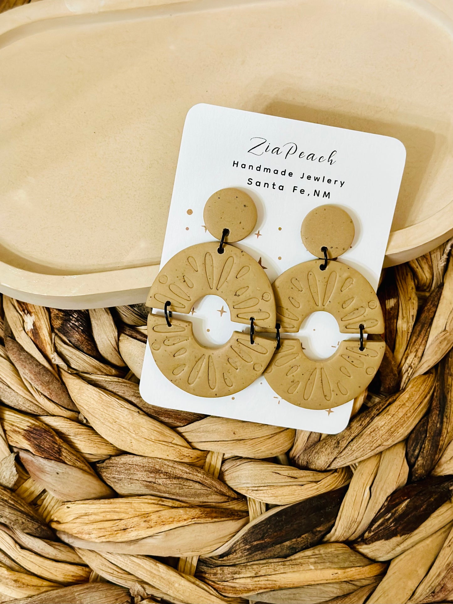 Clay earrings