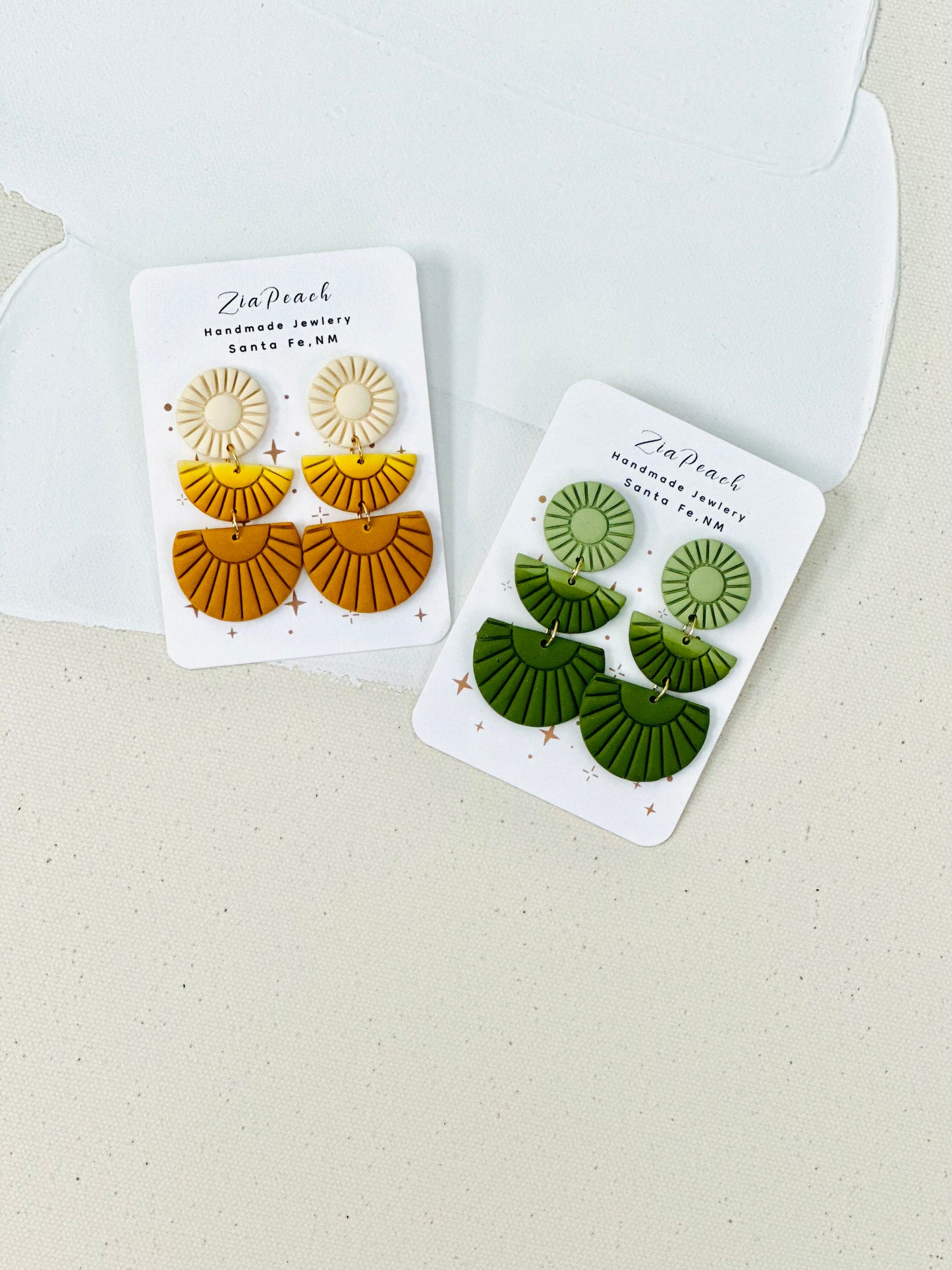 Clay earrings