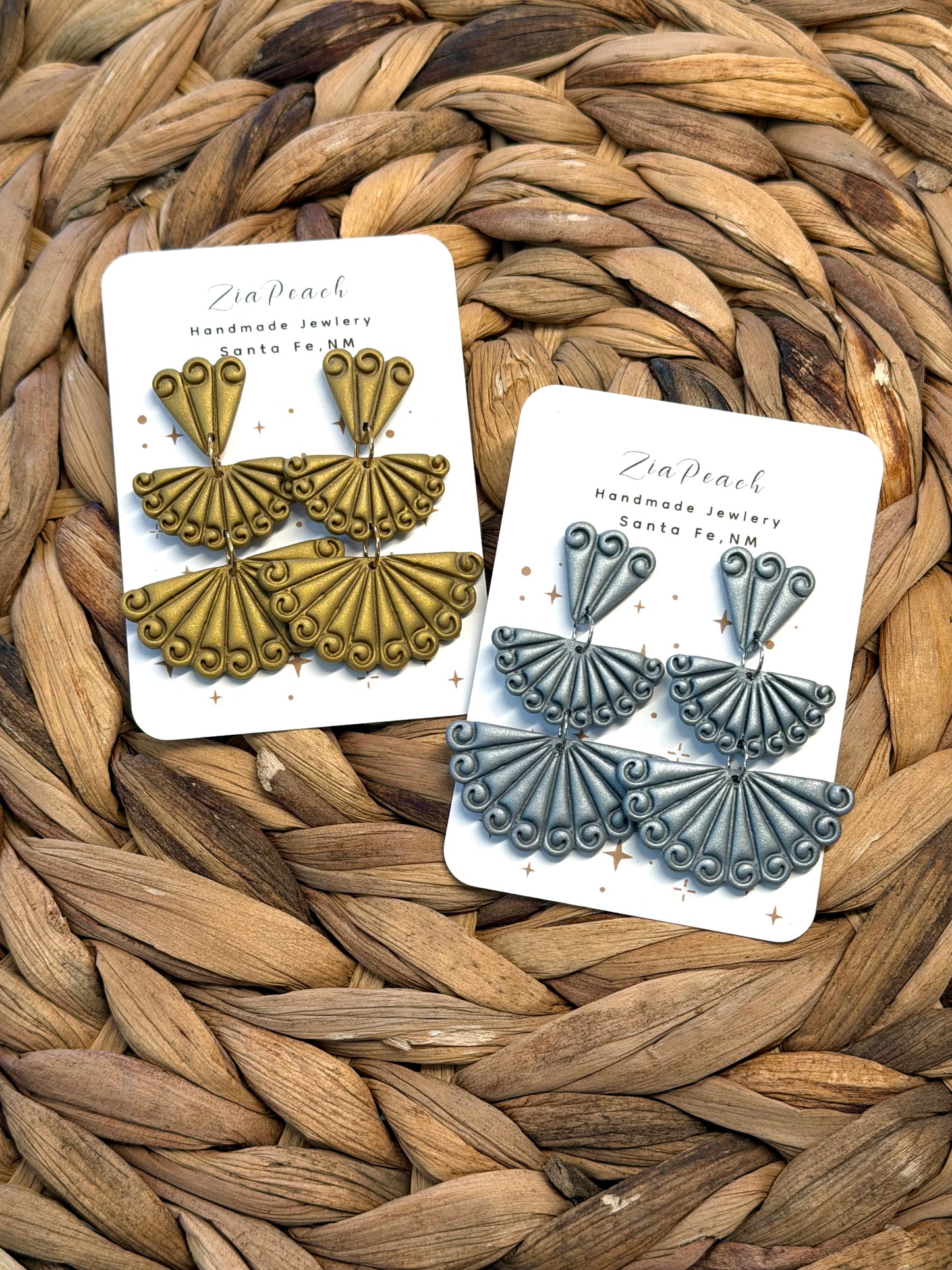 Clay earrings