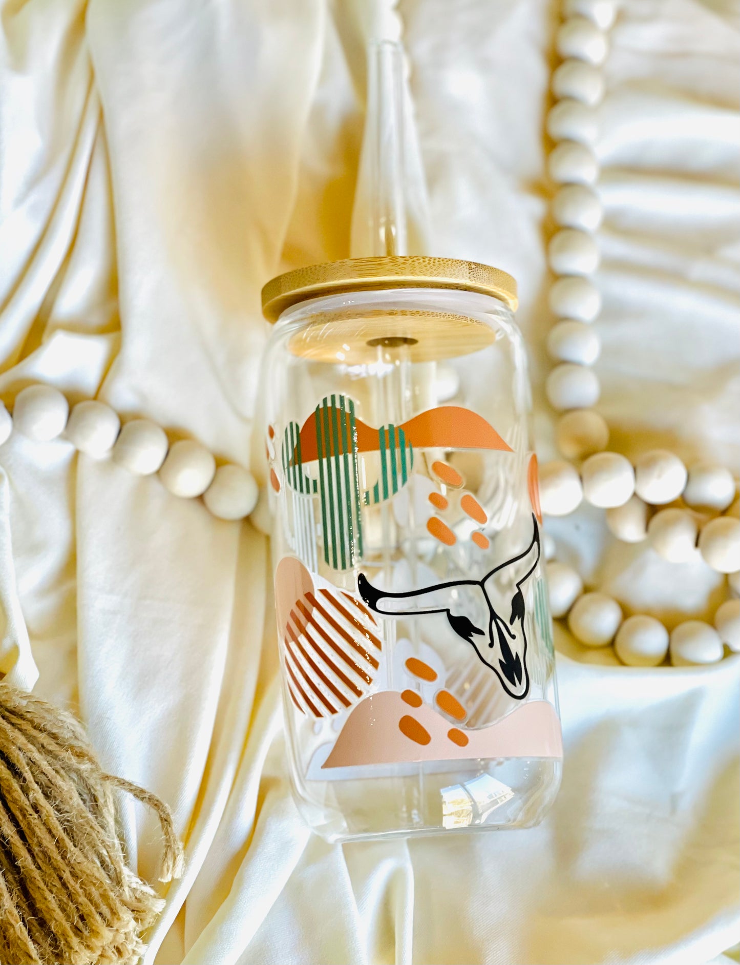 Glass can cup