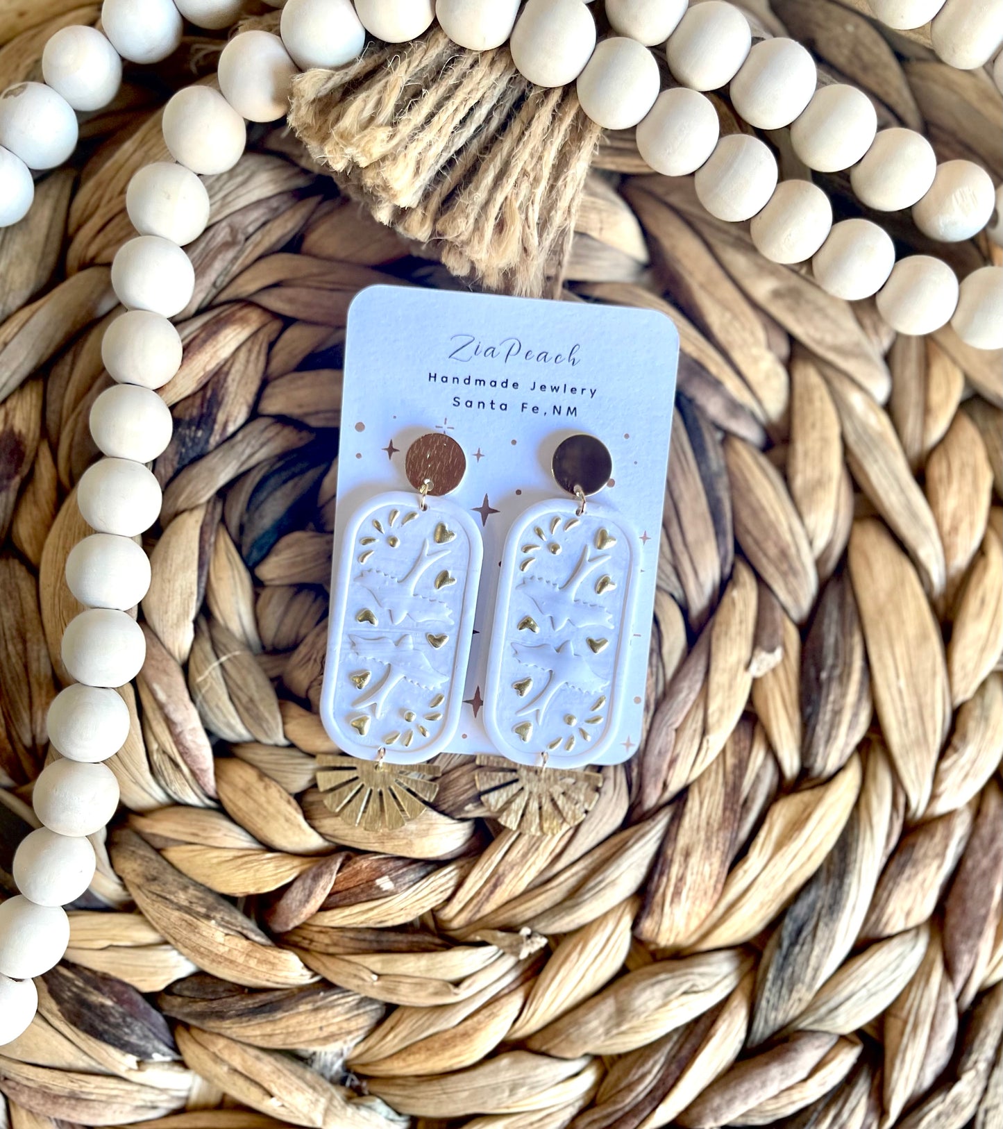 Clay earrings