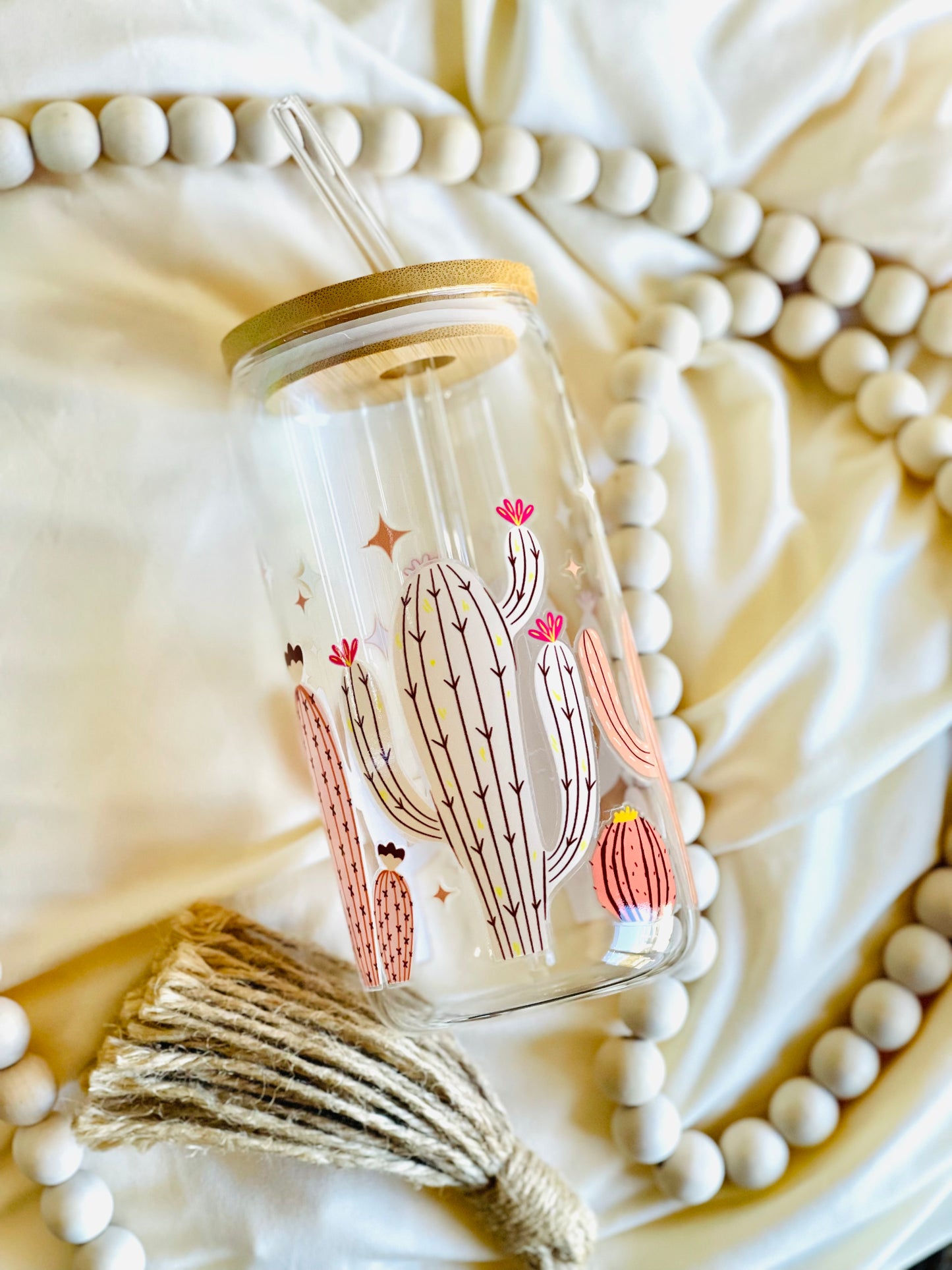 Glass can cup