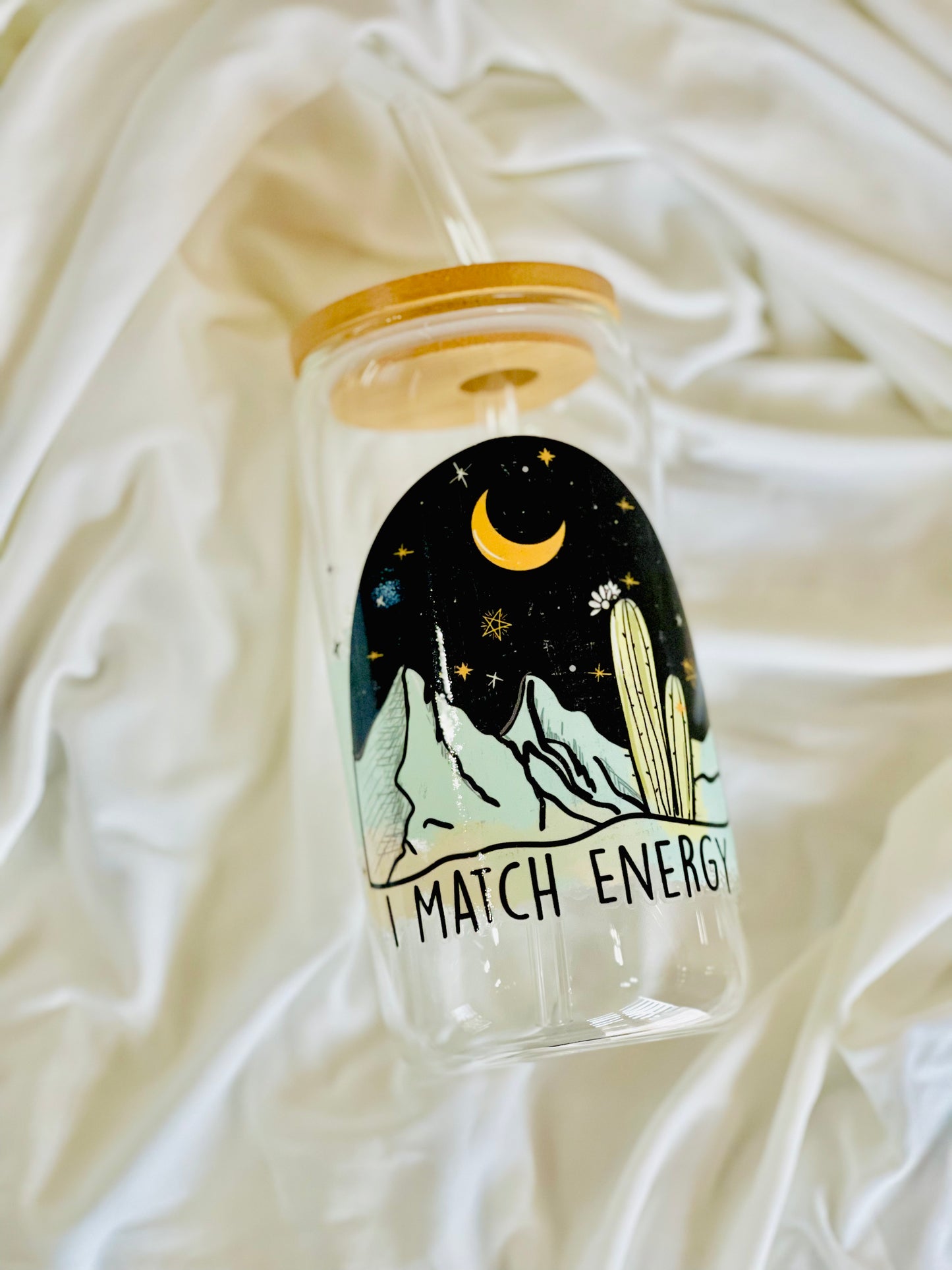 Glass can cup