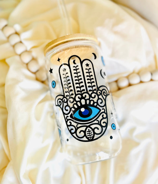 Glass can cup