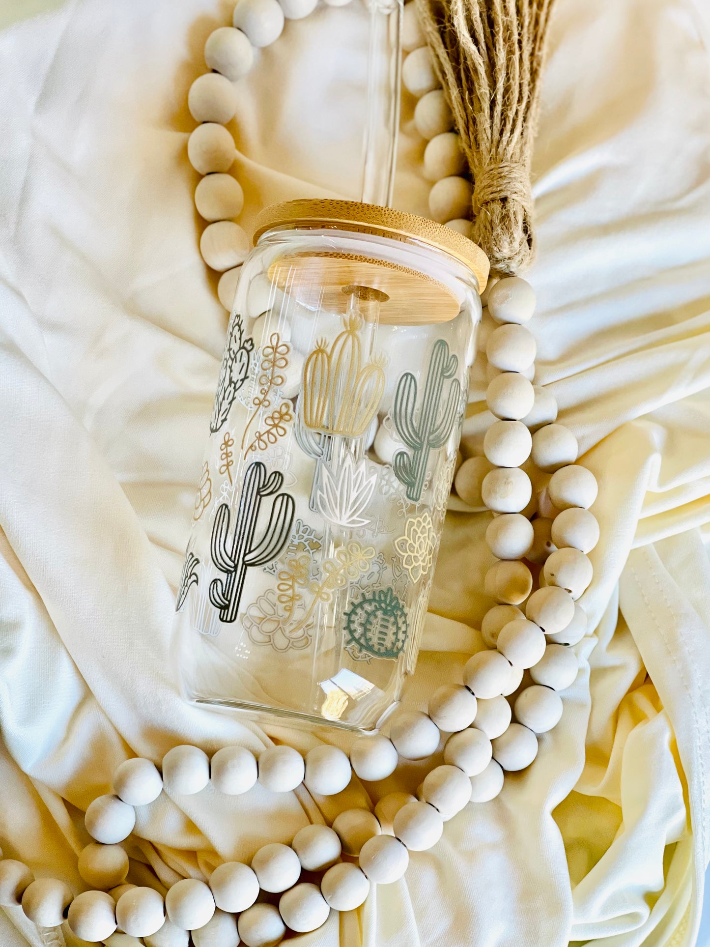 Glass can cup
