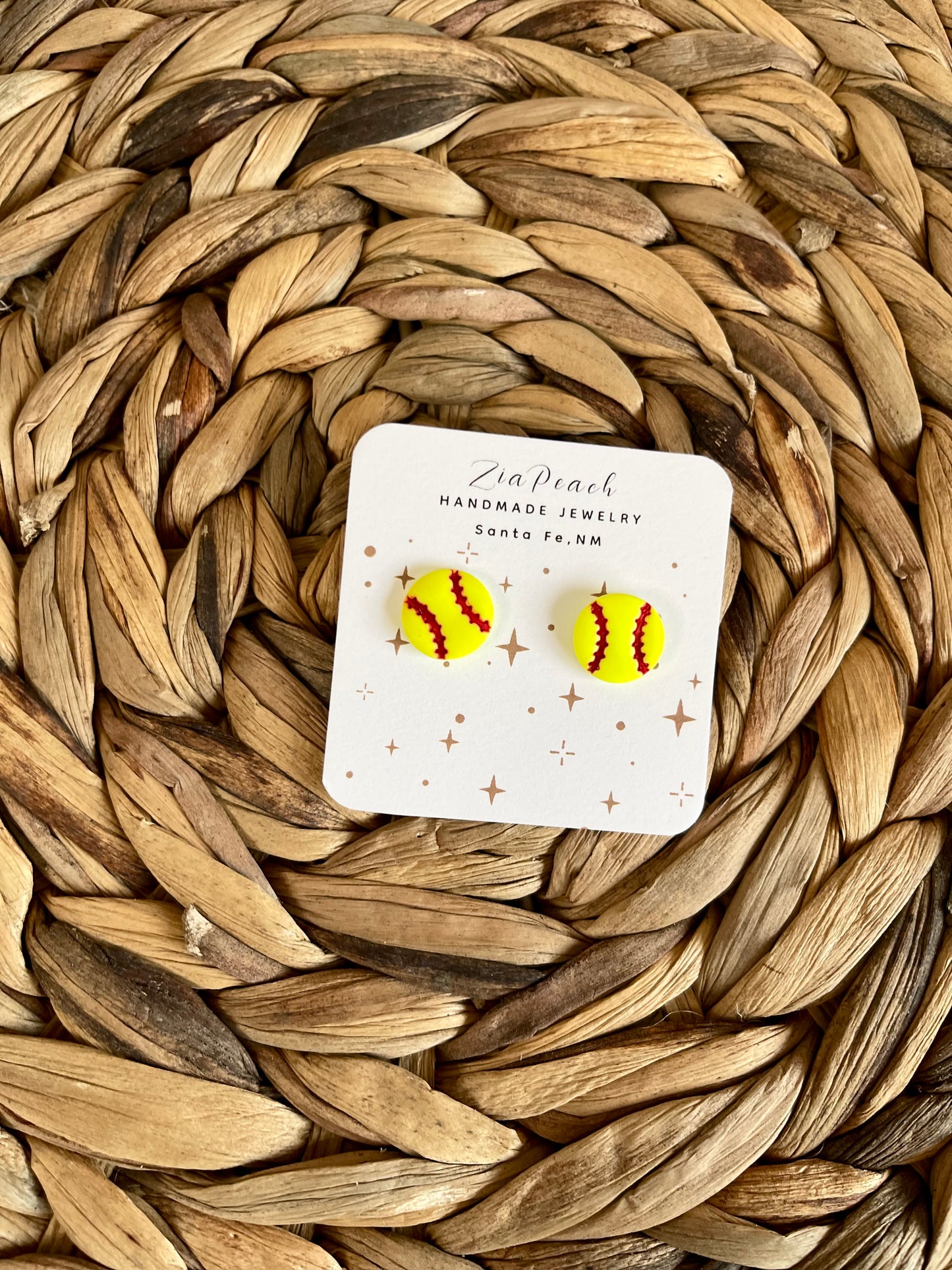 Sports Clay earrings