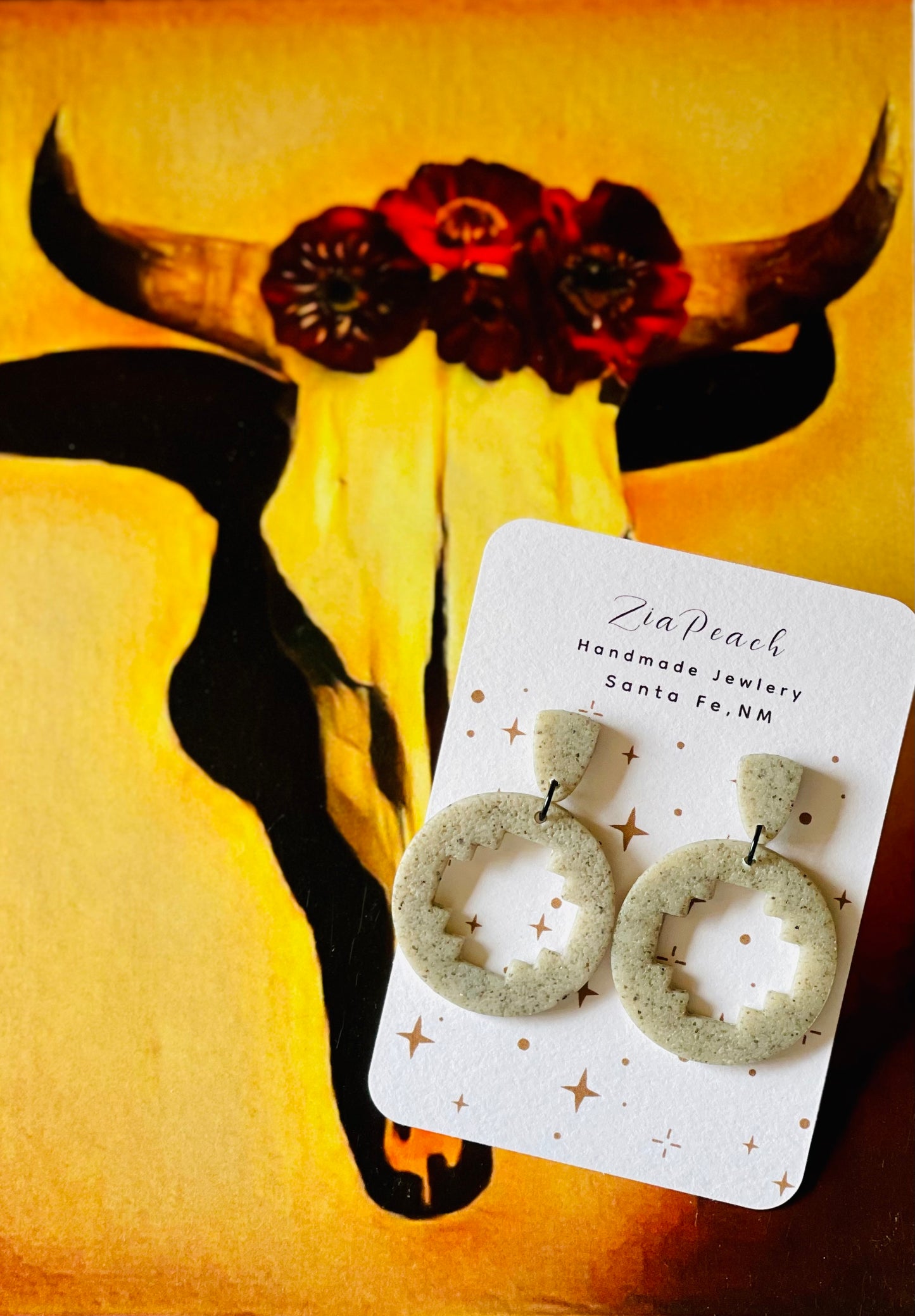 Clay earrings
