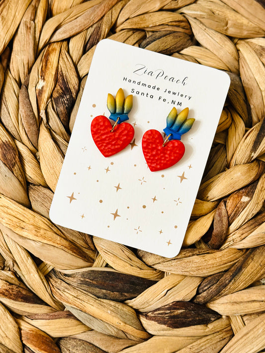 Clay earrings