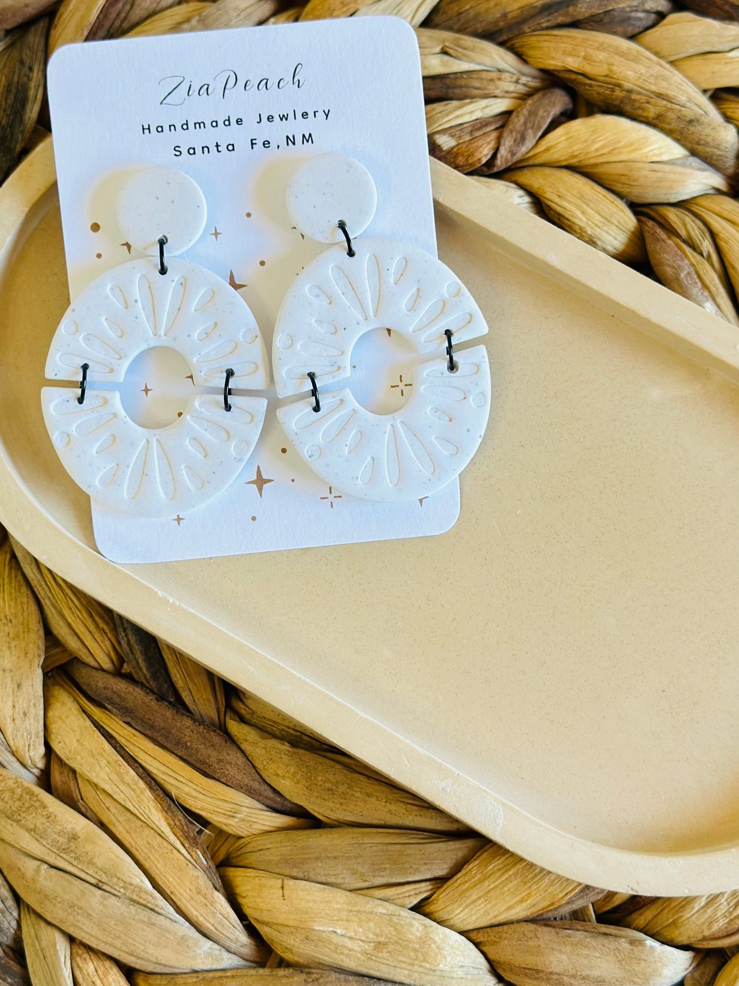 Clay earrings