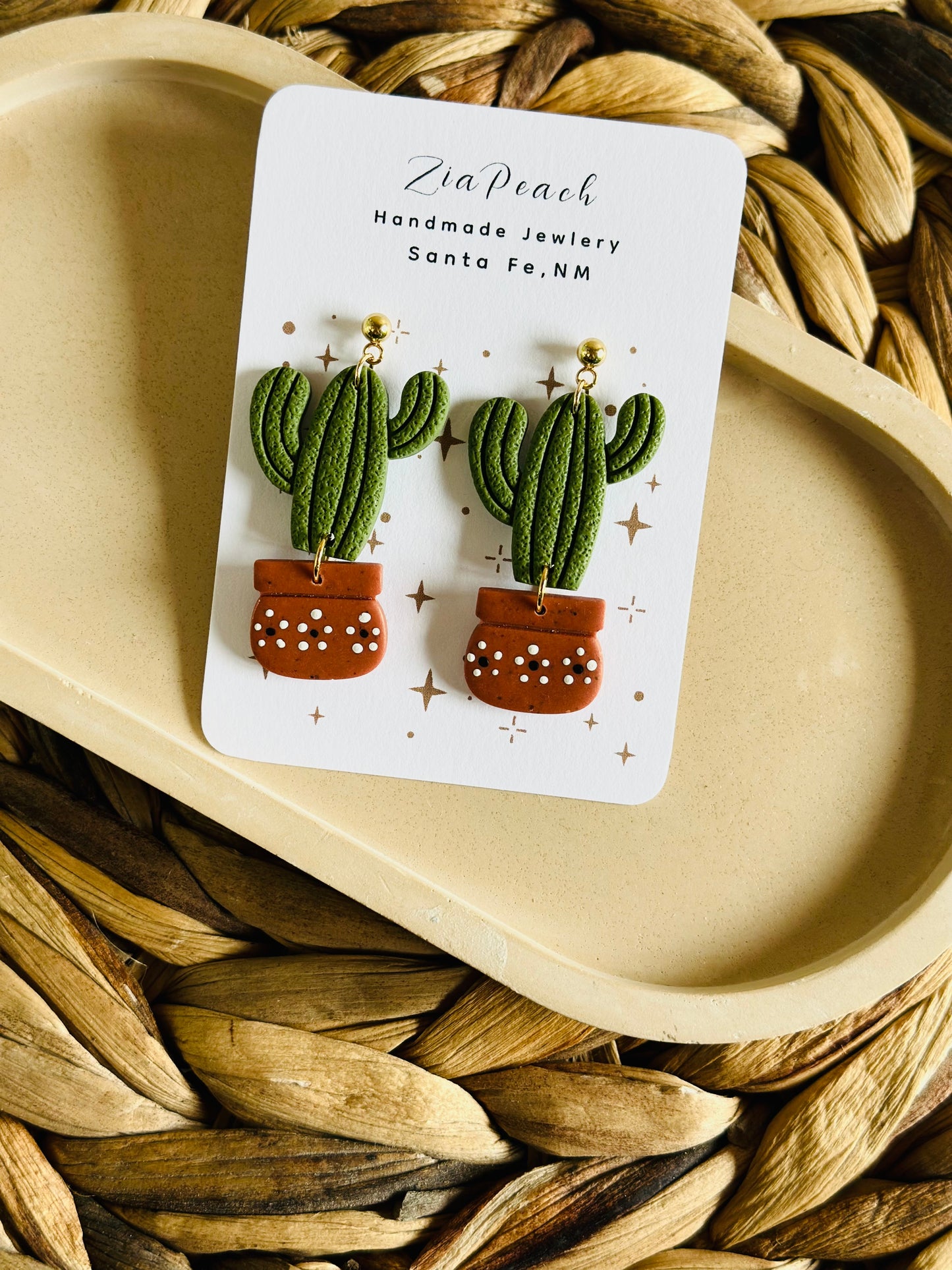 Clay earrings