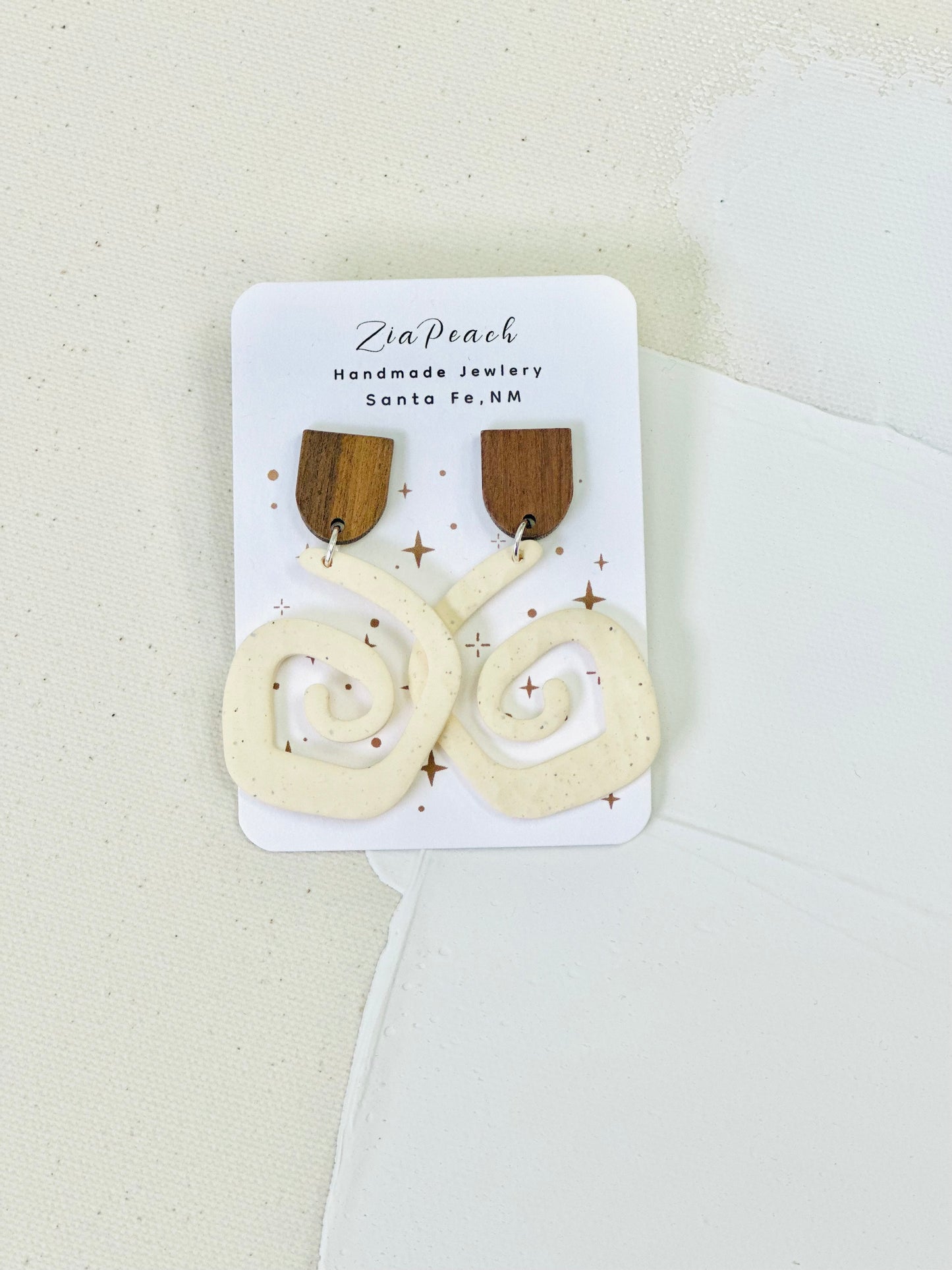 Clay earrings