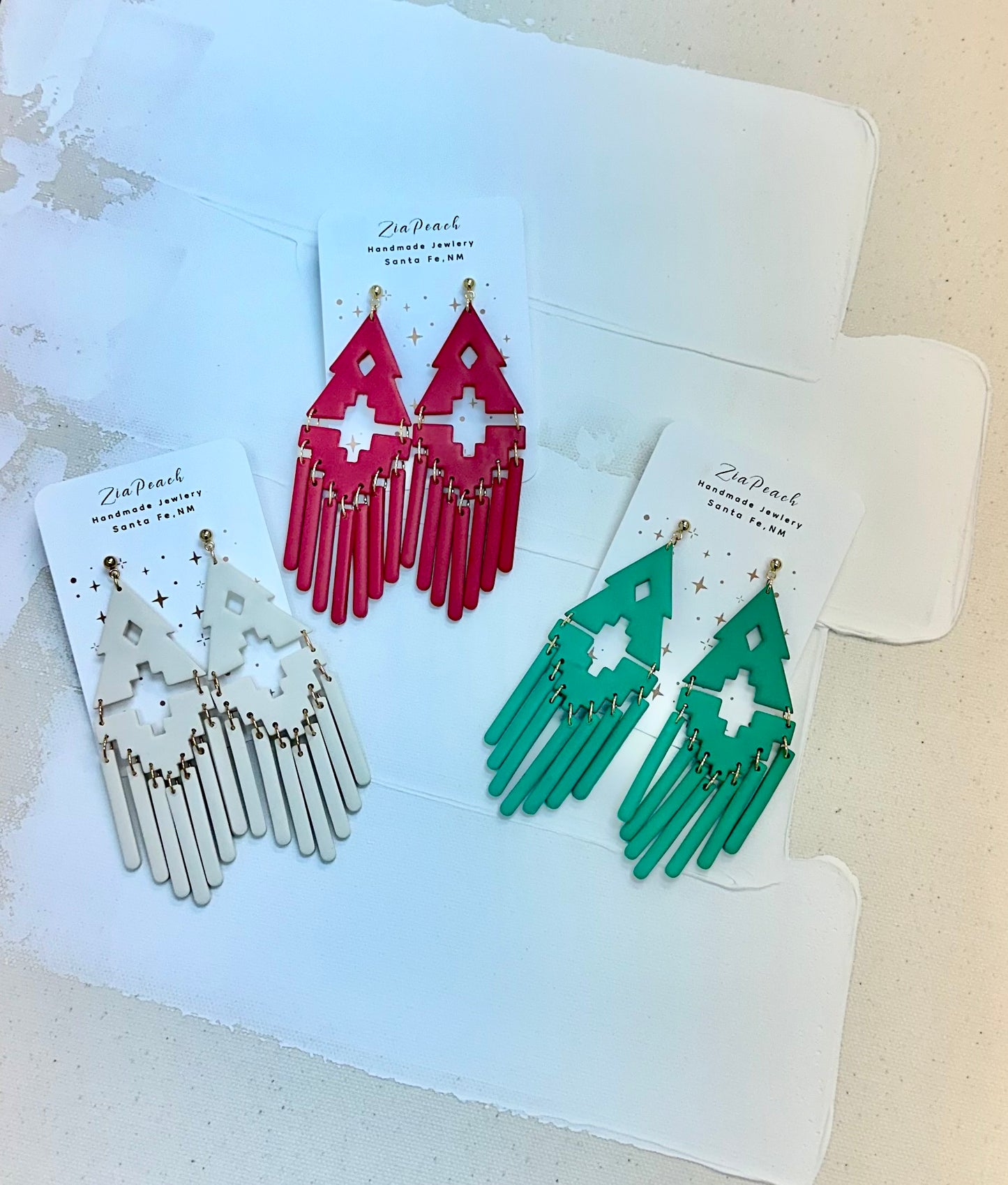 Clay earrings