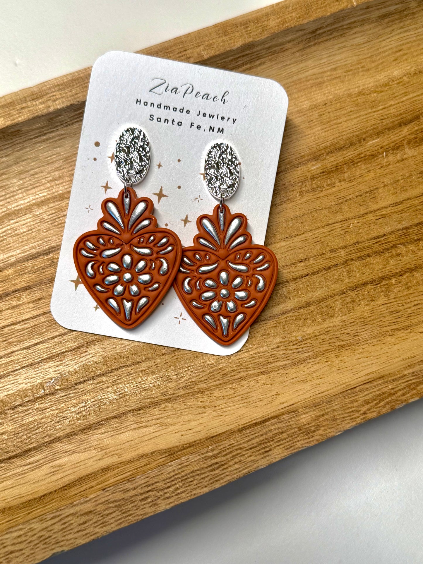 Clay earrings