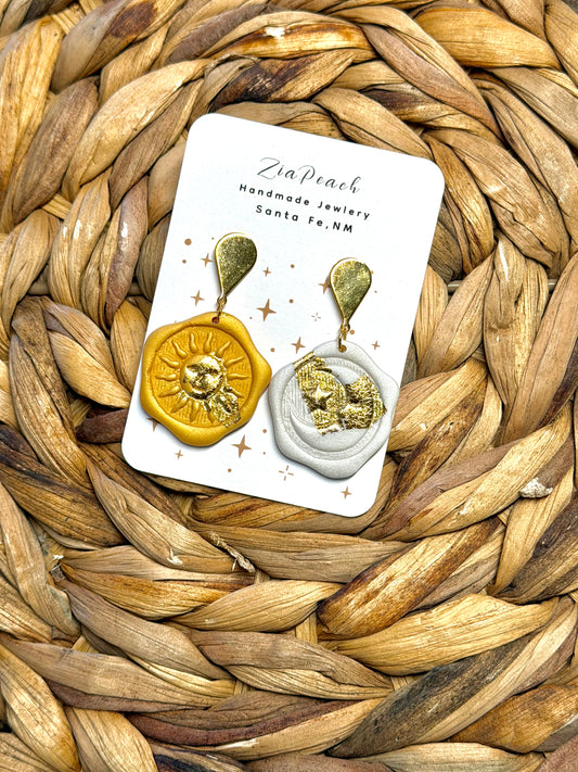 Clay earrings