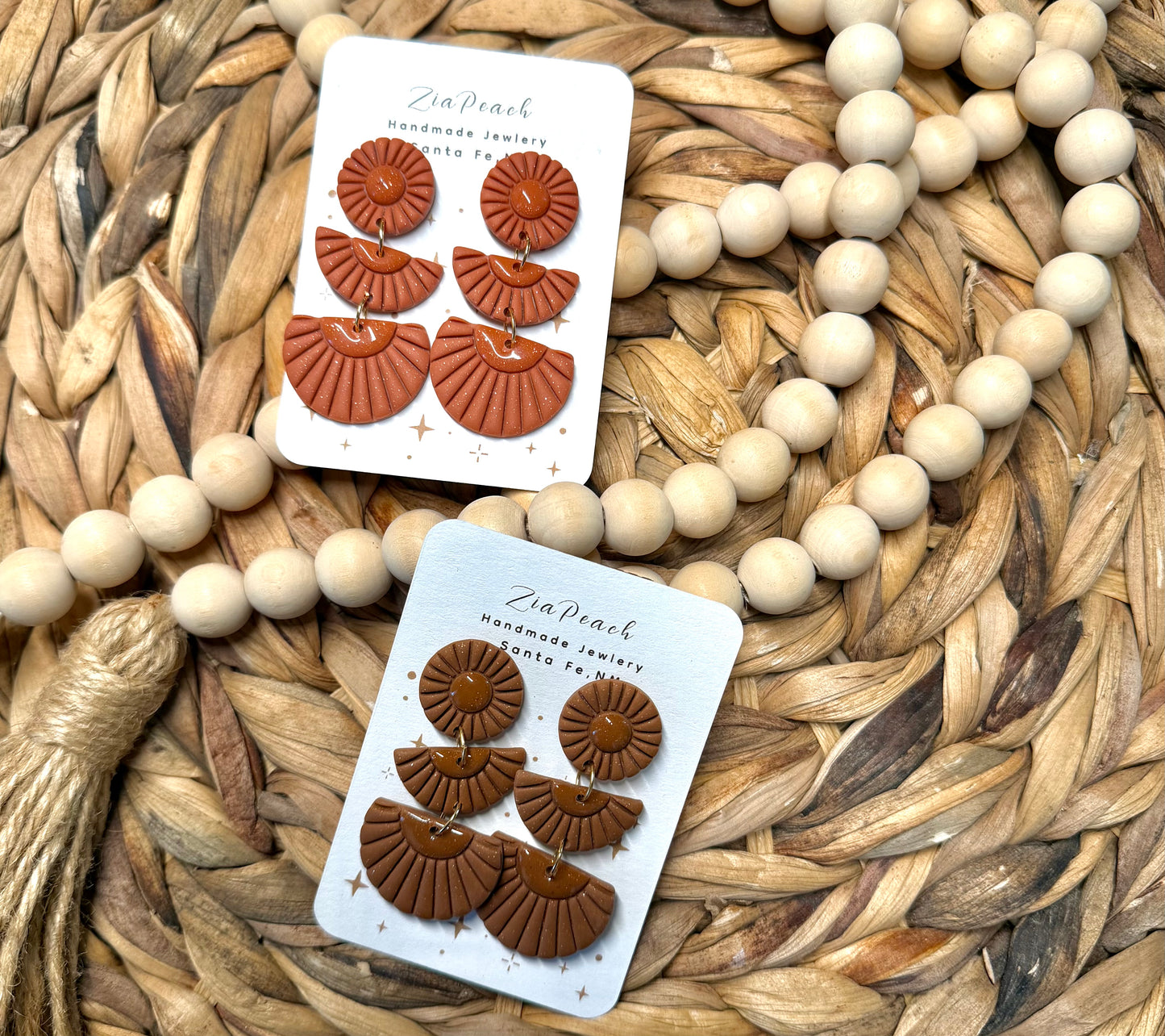 Clay earrings