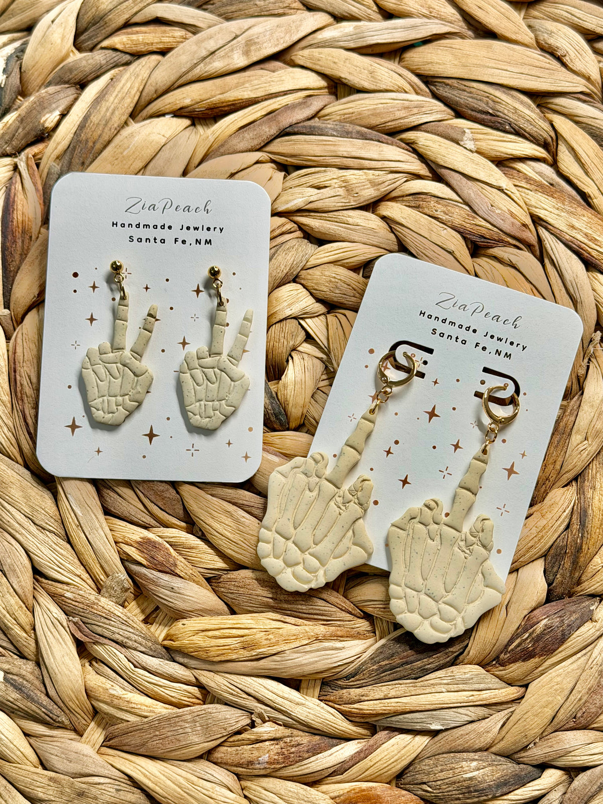 Clay earrings