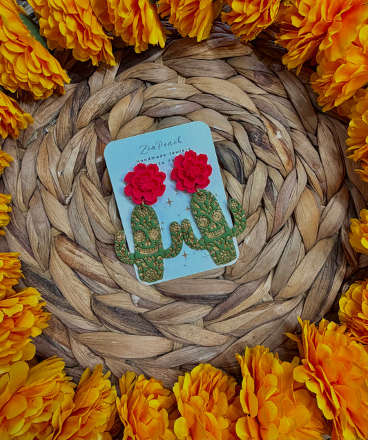 Clay earrings